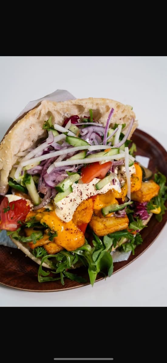 Halloumi Falafel Gemüse Kebab